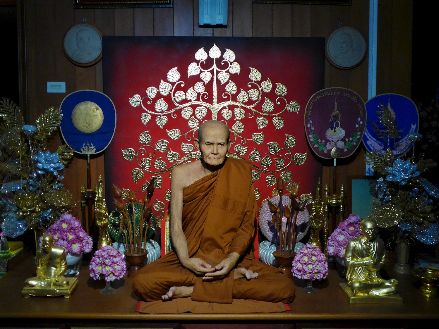 Another wax figure in the temple northwest of our hostel